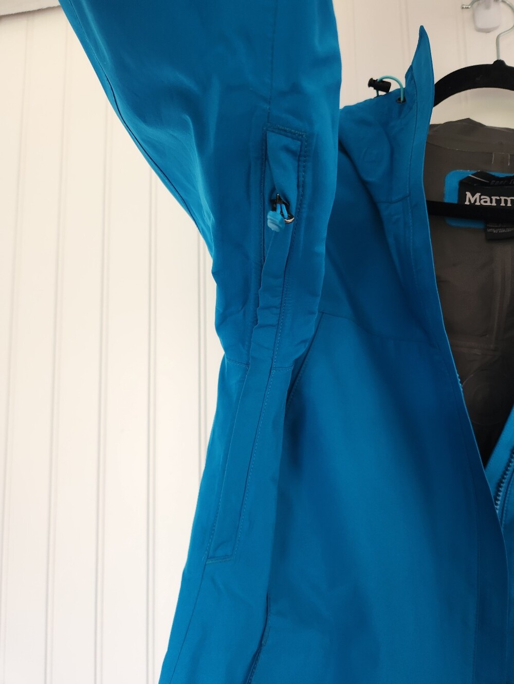 MARMOT Teal Minimalist Waterproof Breathable Outdoor Gorpvore Jacket Hood Small - Picture 5 of 9